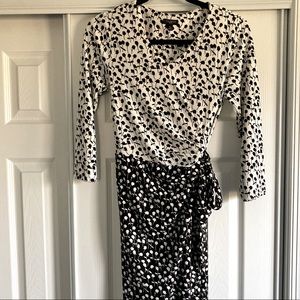 Talbots faux wrap dress